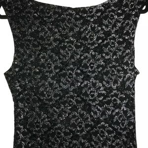 Black sparkly prom dress